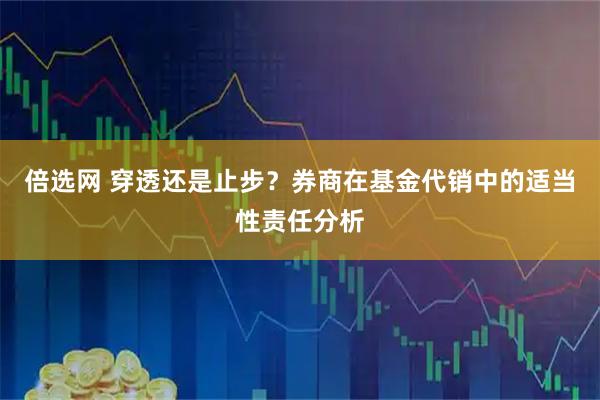 倍选网 穿透还是止步？券商在基金代销中的适当性责任分析
